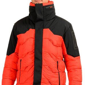 Hugo Boss "J-Stuart" Red Down Hooded Snowdome Parka Jacket Coat US M IT 50